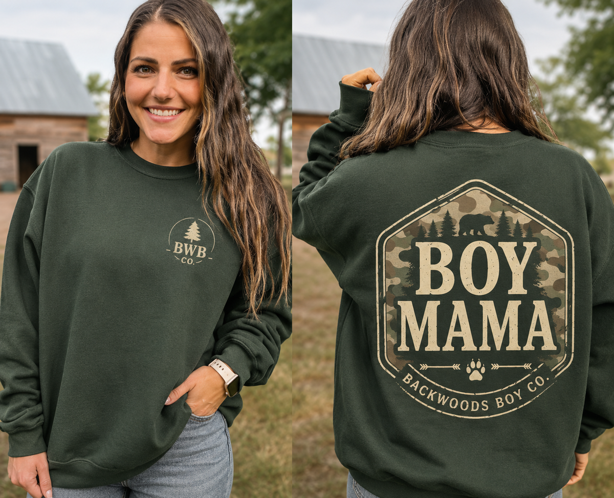 Boy Mama Backwoods Boy Co. Sweatshir