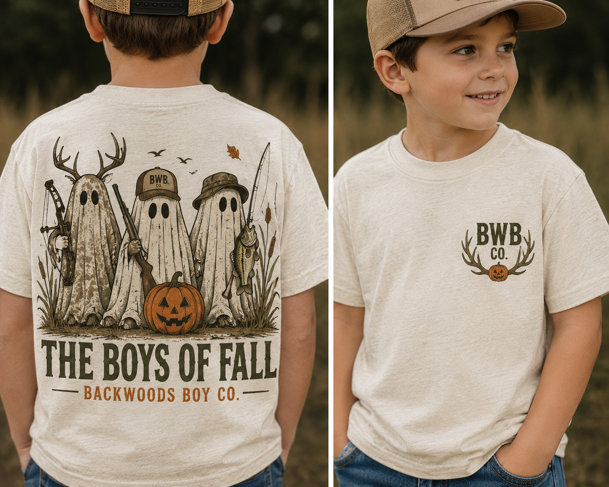 The Boys of Fall Halloween Toddler & Youth Tee