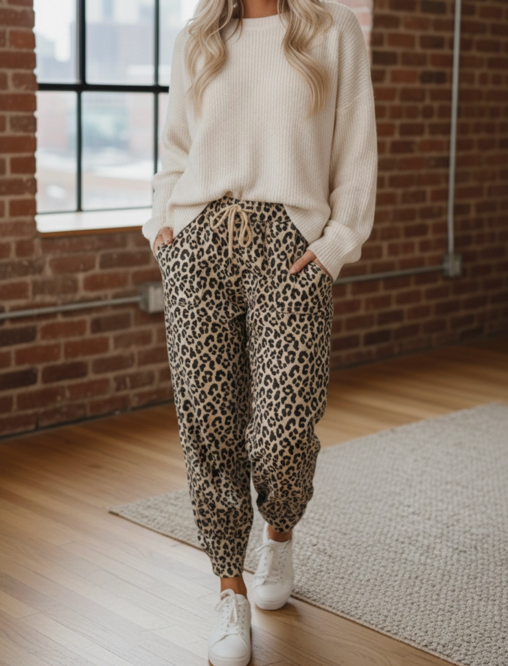 Wild at Heart Leopard Joggers