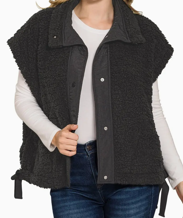 Cozy Cabin Sherpa Vest | Multiple Colors & Styles