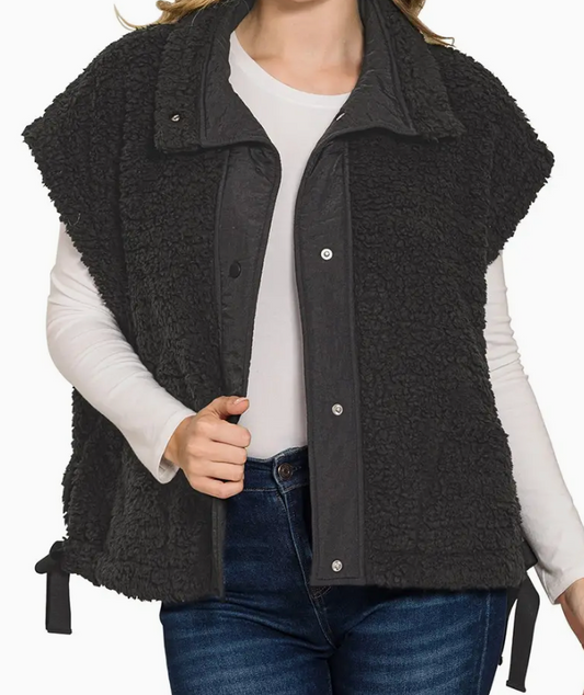 Cozy Cabin Sherpa Vest | Multiple Colors & Styles