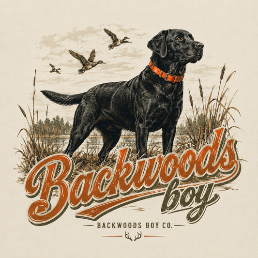 Backwoods Boy Black Lab Toddler & Youth Tee