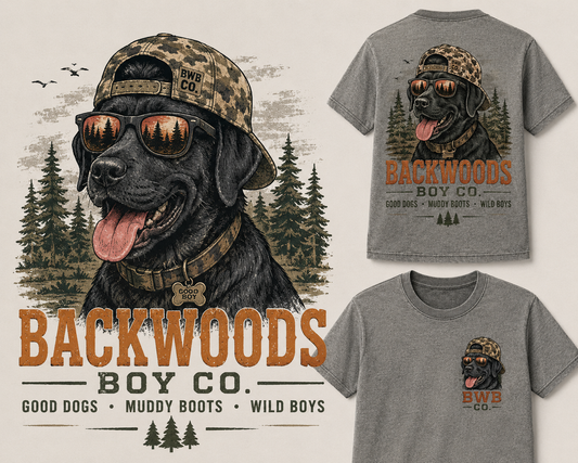 Good Dogs, Muddy Boots & Wild Boys Toddler & Youth Tee