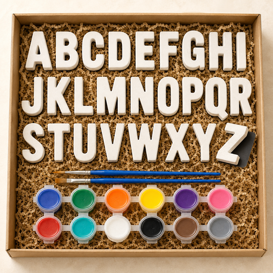 Little Learners Magnetic Alphabet Paint Kit