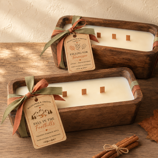 Fall in Tennessee Dough Bowl Candle | Multiple Styles