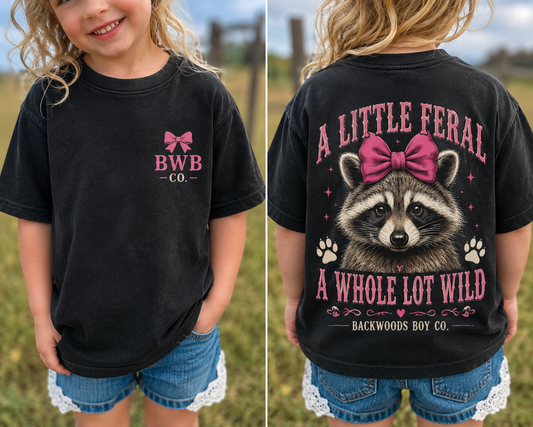 A Little Feral, A Whole Lot Wild | Backwoods Boy Co. Tee