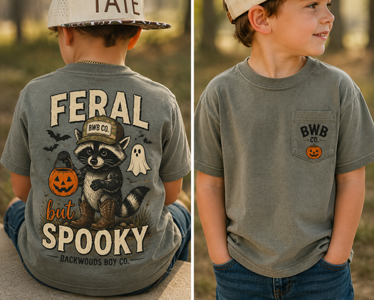 Feral But Spooky Tee 👻🦝