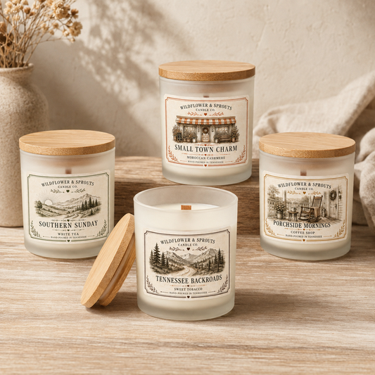 Tennessee Heritage Frosted Jar Candle | Multiple Styles