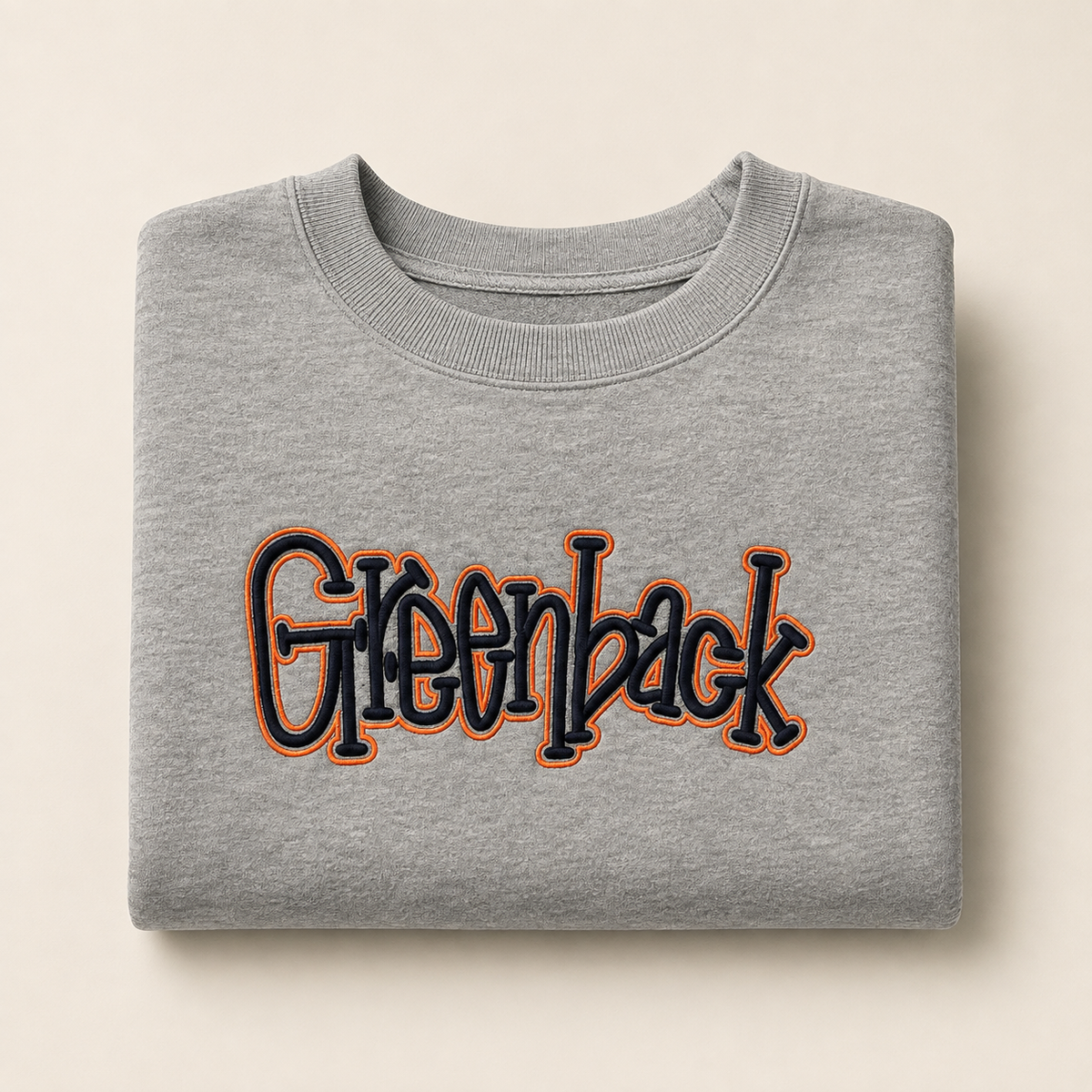 Greenback Puff Embroidered Sweatshirt | Youth & Adult