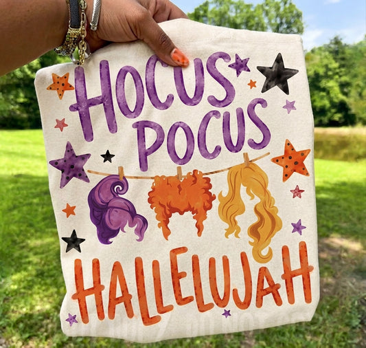 Hocus Pocus Hallelujah Comfort Colors Tee