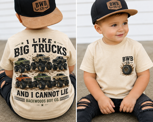 I Like Big Trucks & I Cannot Lie | Backwoods Boy Co. Tee