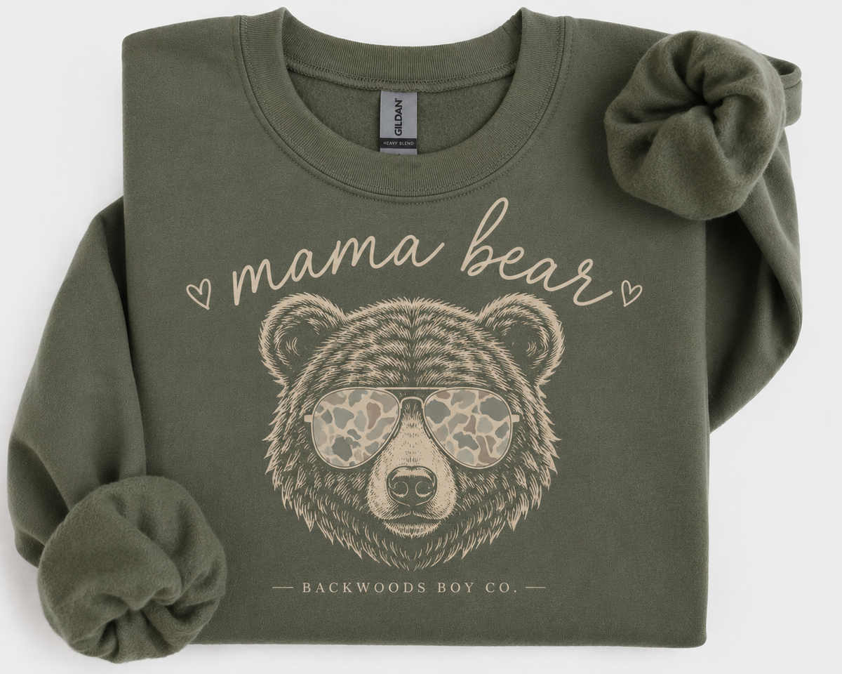 Mama Bear Camo | Backwoods Boy Co. Women’s Sweatshirt
