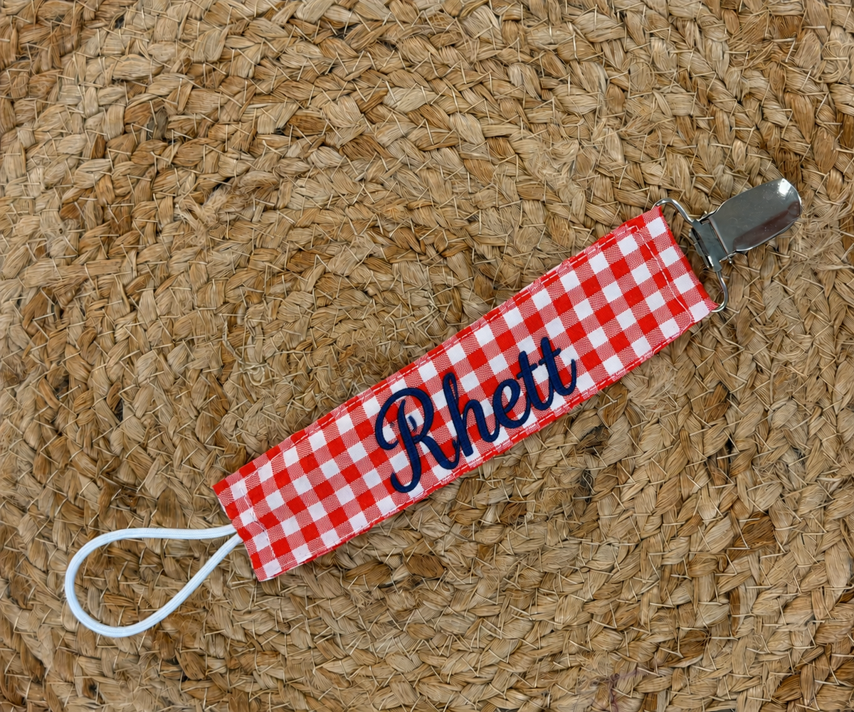 The Sweet Little Personalized Pacifier Clip | Multiple Colors & Styles