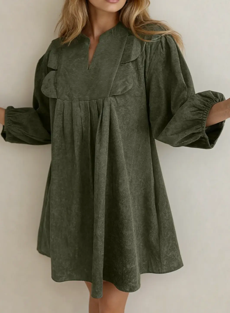 The Willow Ruffle Mini Dress