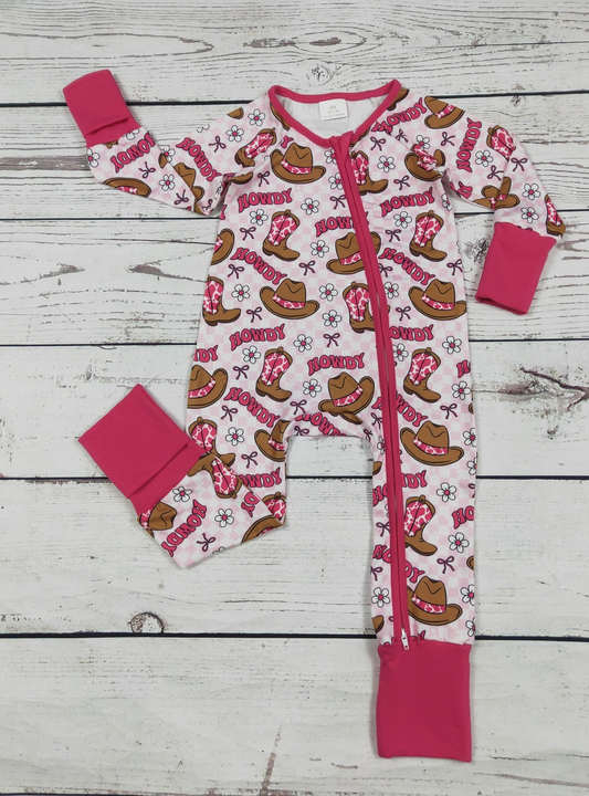 The Raleigh Howdy Honey Bamboo Romper