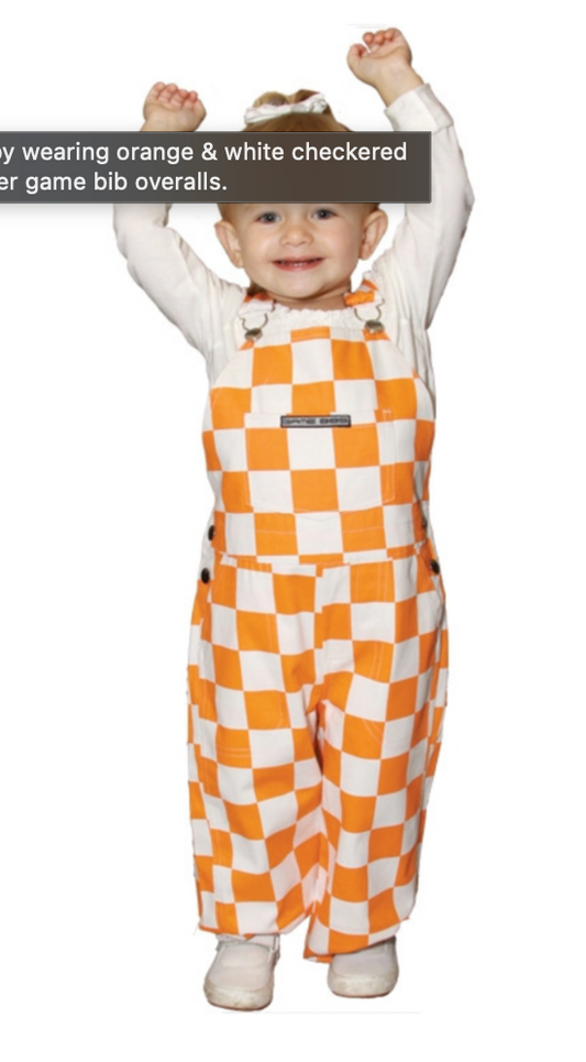 The Knoxville Checkered Game Day Overalls | Multiple Colors & Styles