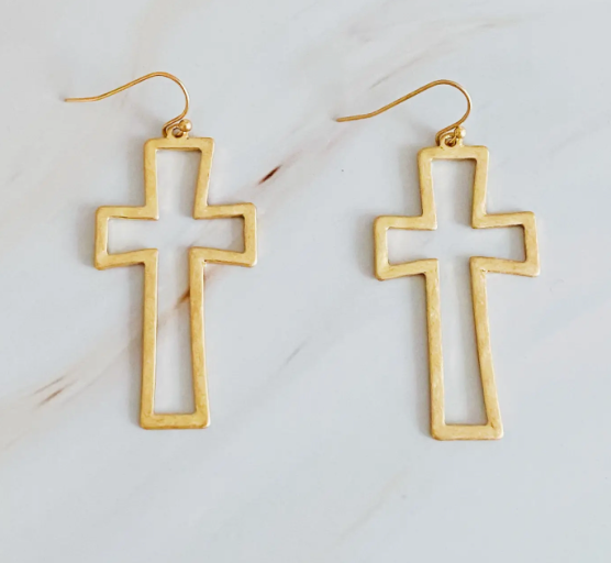 The Faith Cross Earrings | Multiple Colors & Styles