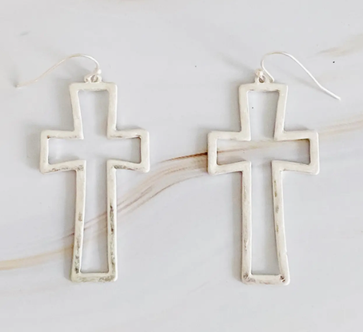 The Faith Cross Earrings | Multiple Colors & Styles