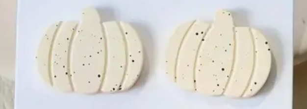The Poppy Pumpkin Studs | Multiple Colors & Styles