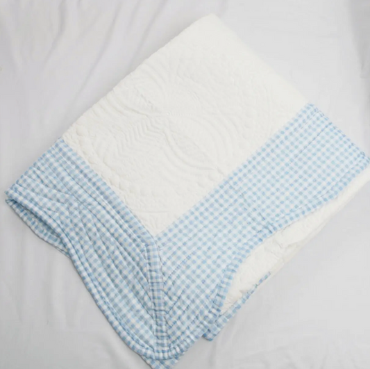 The Heirloom Cotton Baby Quilt | Multiple Colors & Styles