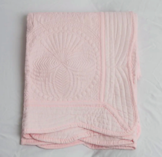 The Heirloom Cotton Baby Quilt | Multiple Colors & Styles