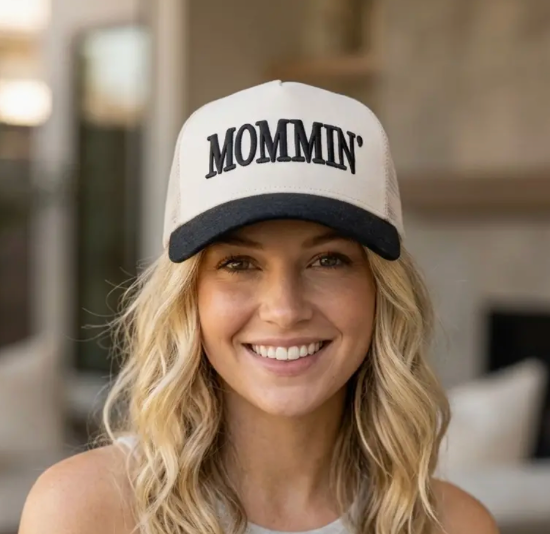 Mommin’ Two-Tone Trucker Hat