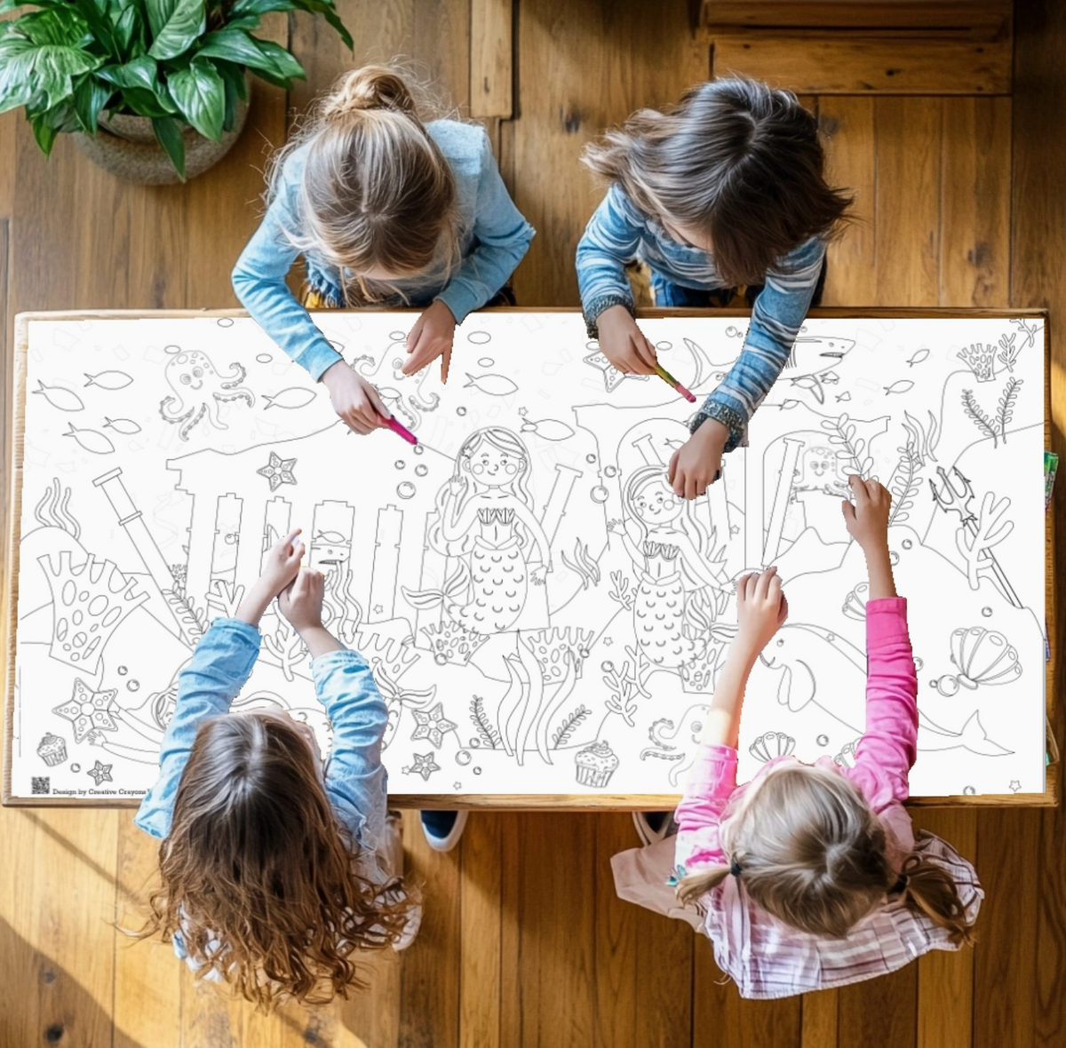 Little Creators Giant Coloring Sheet | Multiple Styles