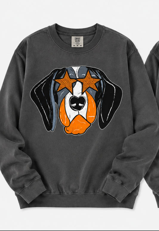 Rocky Top Star-Eyed Hound Comfort Colors® Sweatshirt 🧡