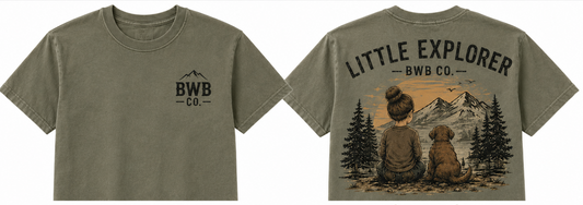 Little Explorer Tee | Boy + Girl | Backwoods Boy Co.