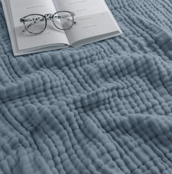 The Heirloom Six-Layer Muslin Blanket | Multiple Colors & Styles