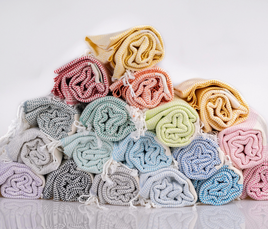 The Coastal Heirloom Personalized Turkish Towel | Multiple Colors & Styles