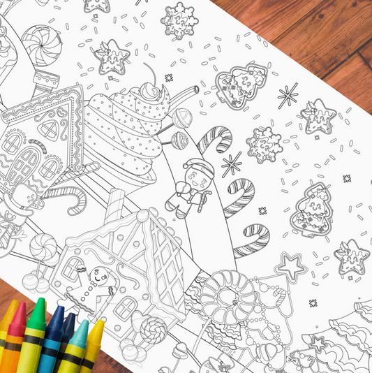 Little Creators Giant Coloring Sheet | Multiple Styles