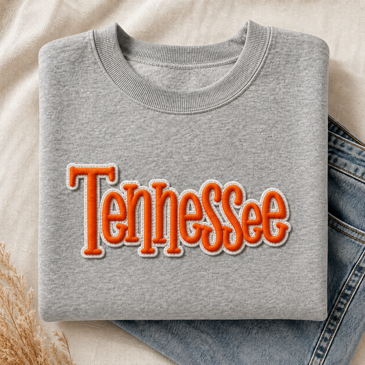 Tennessee Puff Embroidered Sweatshirt