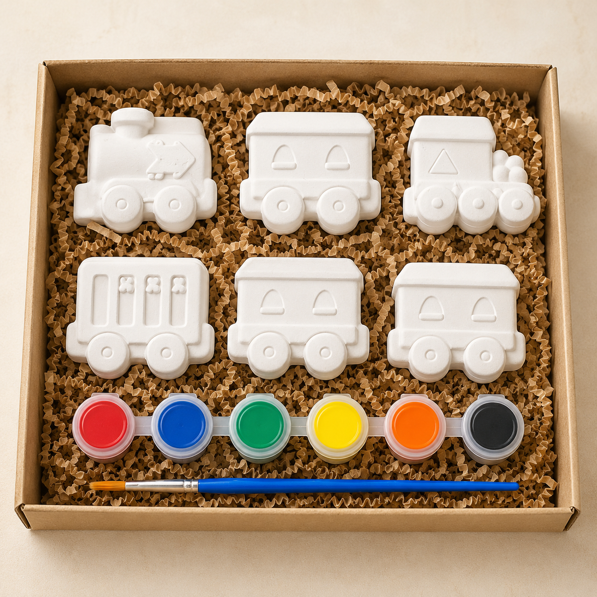 All Aboard Train Paint Kit