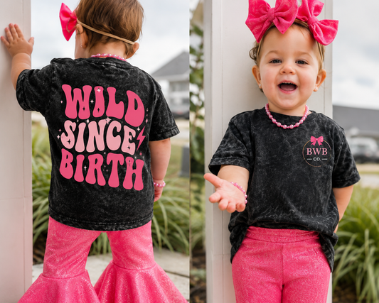 Wild Since Birth Girls Tee | Backwoods Boy Co.