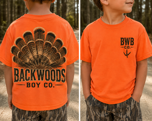 Turkey Hunter Boys Tee | Backwoods Boy Co.